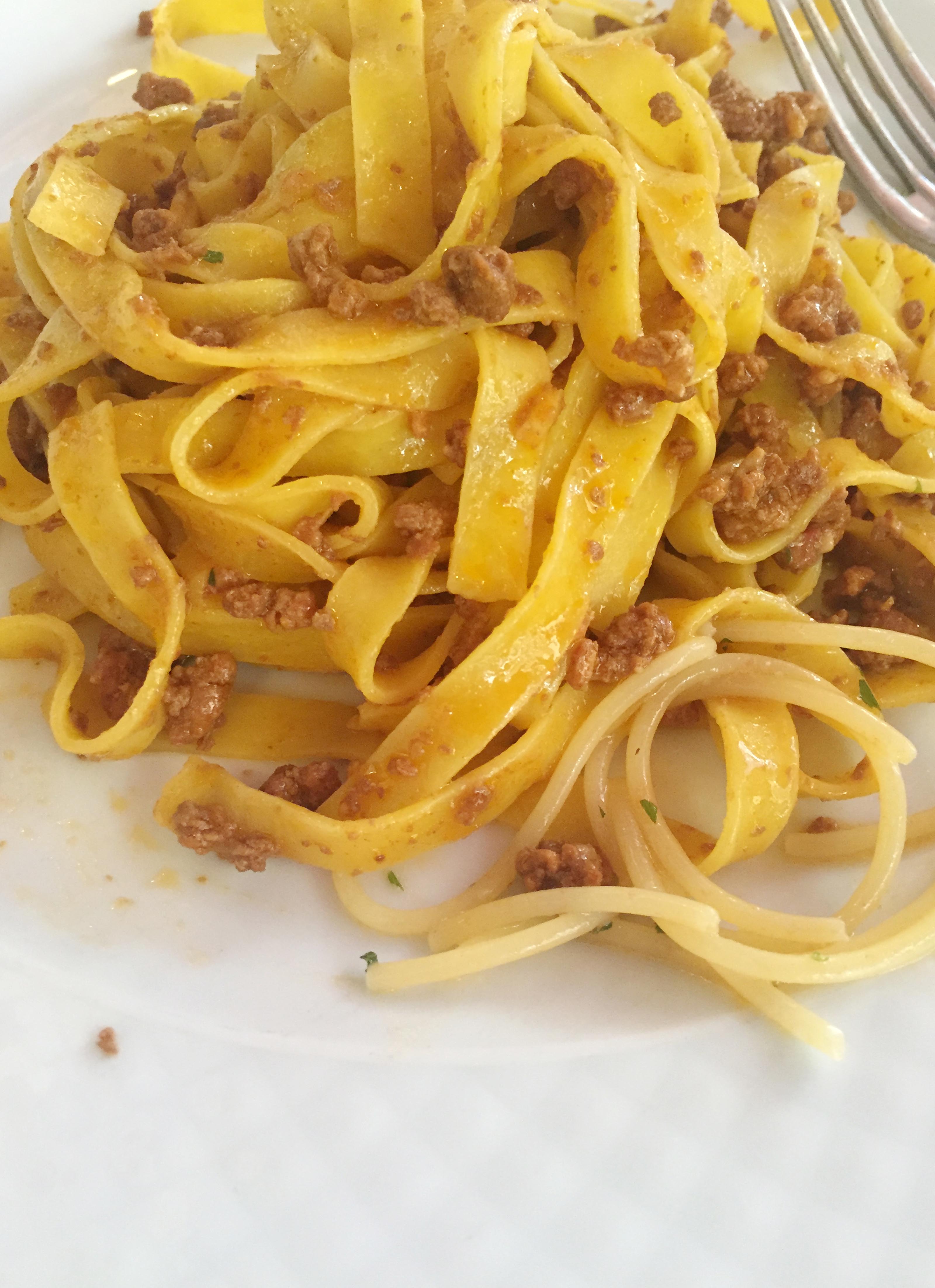 Fettuccine Bolognese