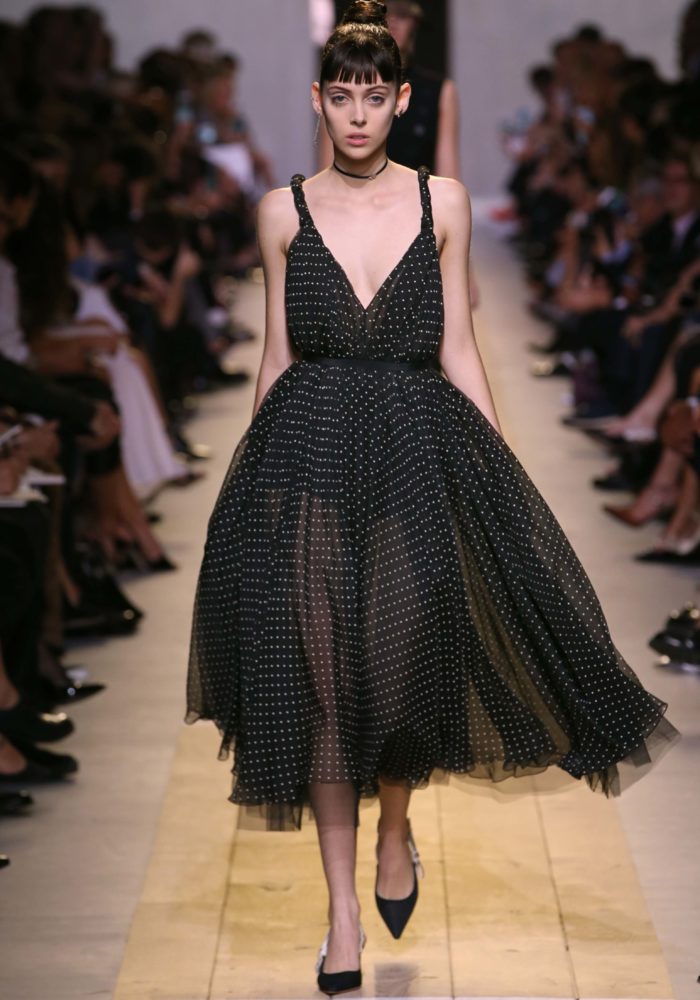 dior black dress