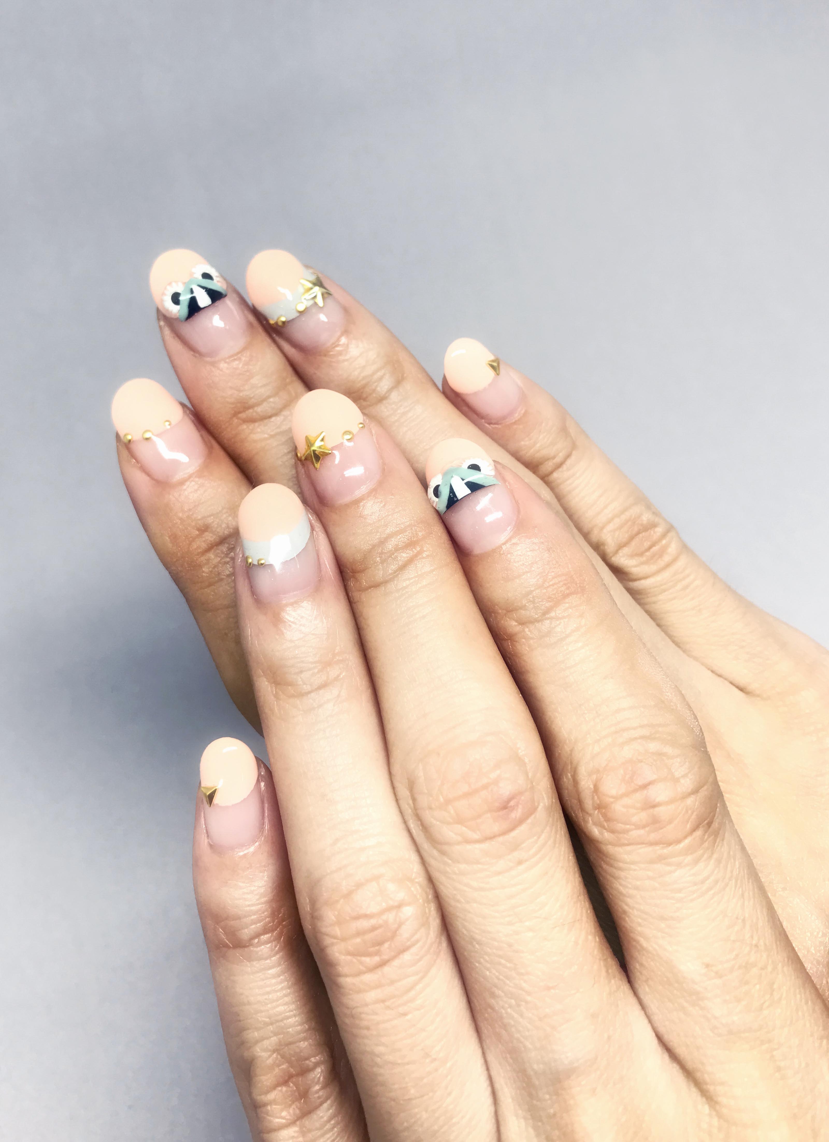 3D nails by Yuki